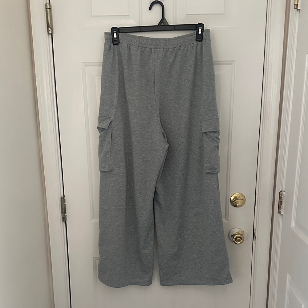 SHEIN Gray Wide Leg Pants